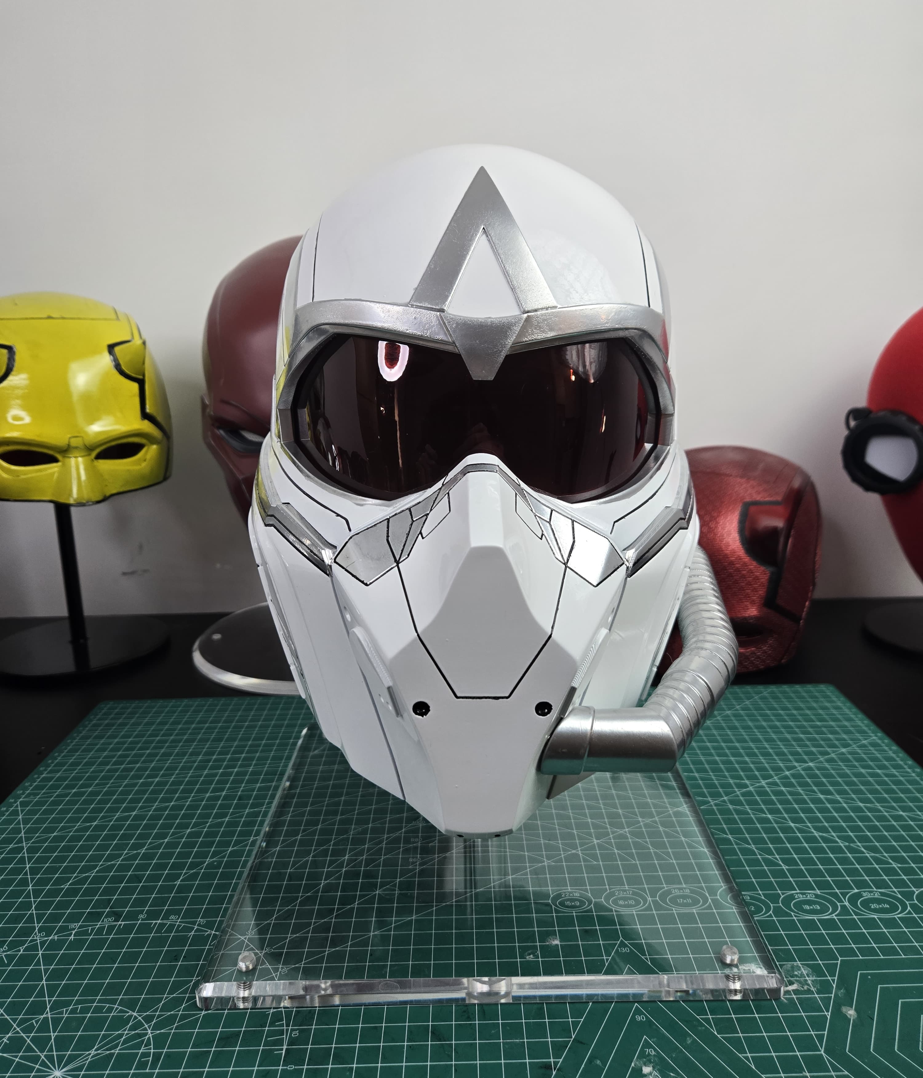 Captain America Brave New World Falcon Helmet (White) – StarCine Collectible