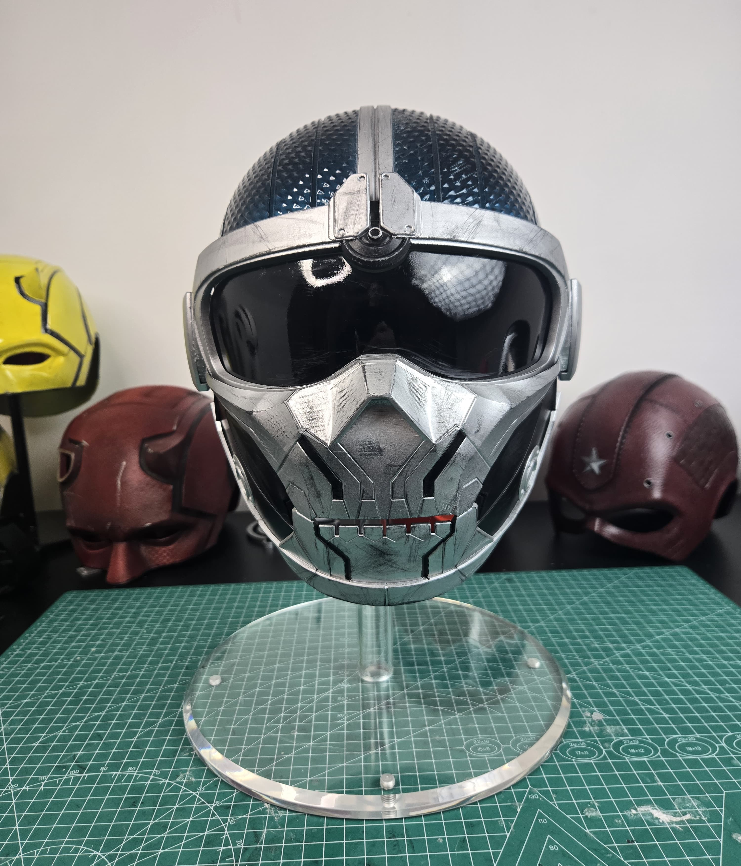 Taskmaster Helmet ( From Black Widow 2021 Movie ) Life Size Wearable R – StarCine Collectible