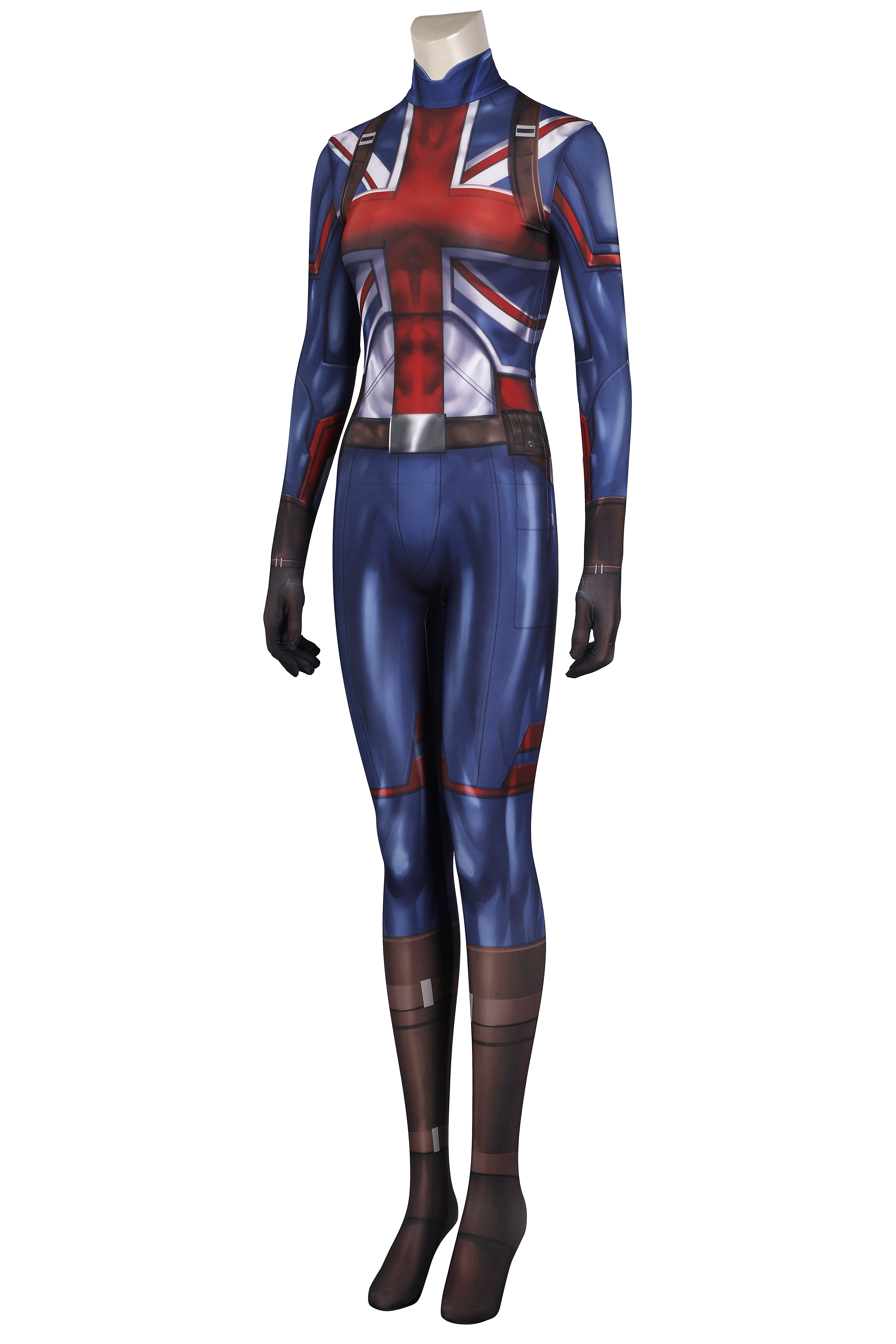 Marvel What If Captain Carter Peggy Carter Uniform Outfit Cosplay Costume