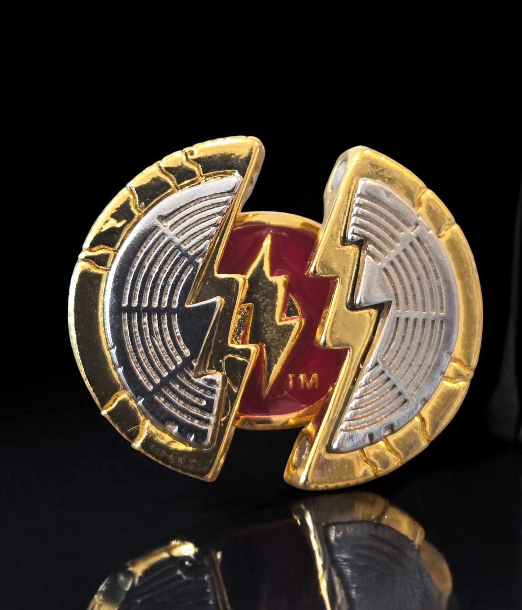 Flash Ring The Flash Movie Replica Flash Point Ring,DC Comics,DC ,Stackable Ring,Barry Allen Ring,Cosplay Ring Handcrafted