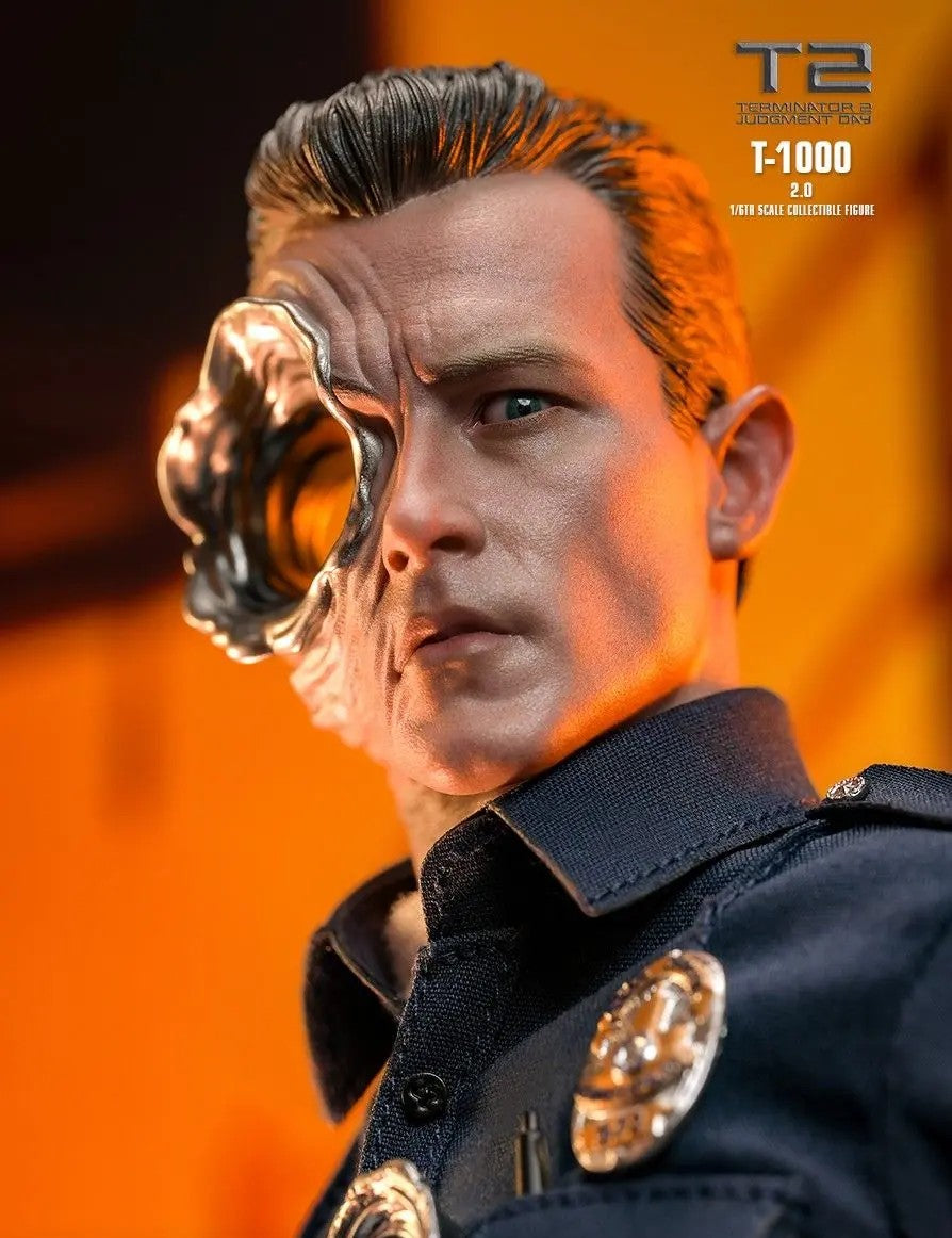 Hot Toys Terminator-Terminator 2 Judgement Day T1000 (2.0) MMS774 1/6 Scale Figure