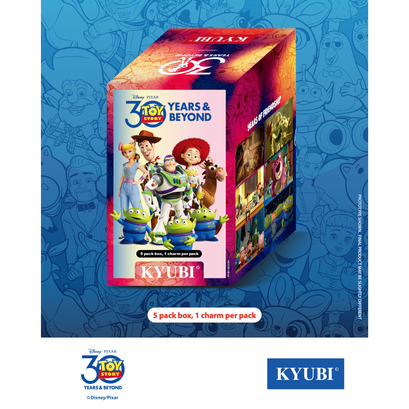 Kyubi Charm Collection Series 6 - Toy Story 30th Anniversary