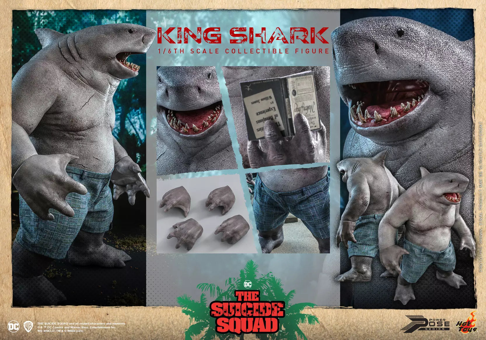 Hot Toys The Suicide Squad-The Suicide Squad King Shark PPS006 1/6 Scale Figure