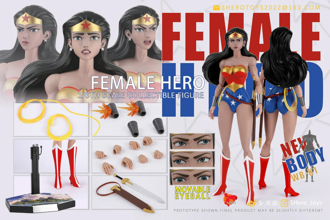 S-HERO Female HERO 1/6 Scale Figure SH007