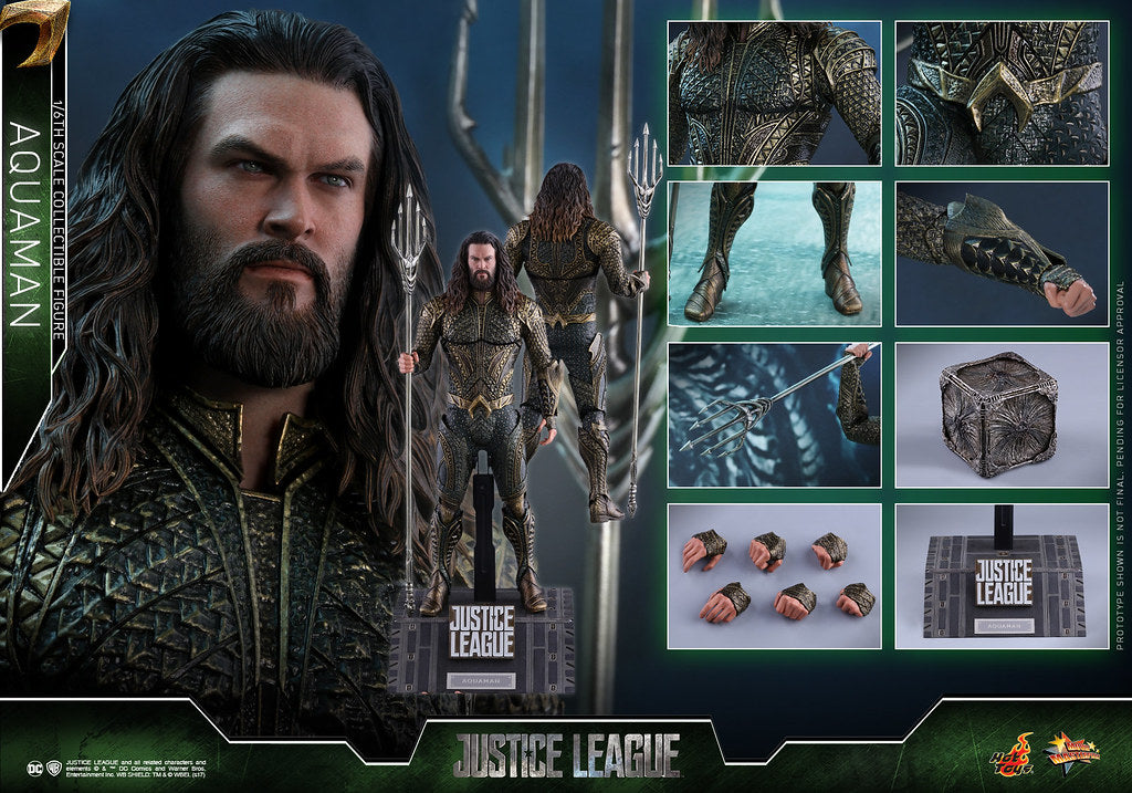 Hot Toys Justice League-Justice League Aquaman MMS447 1/6 Scale Figure