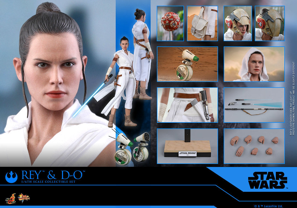 Hot Toys Star Wars-Star Wars The Rise of Skywalker Rey and DO MMS559 1/6 Scale Figure