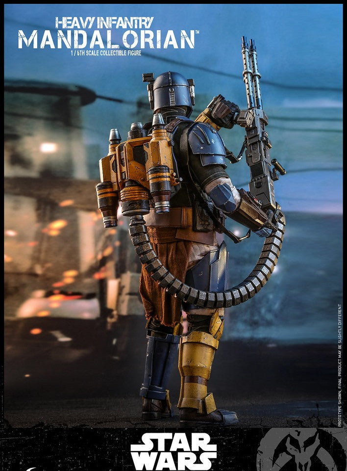 Hot Toys Star Wars-Star Wars The Mandalorian Heavy Mandalorian MMS117 1/6 Scale Figure