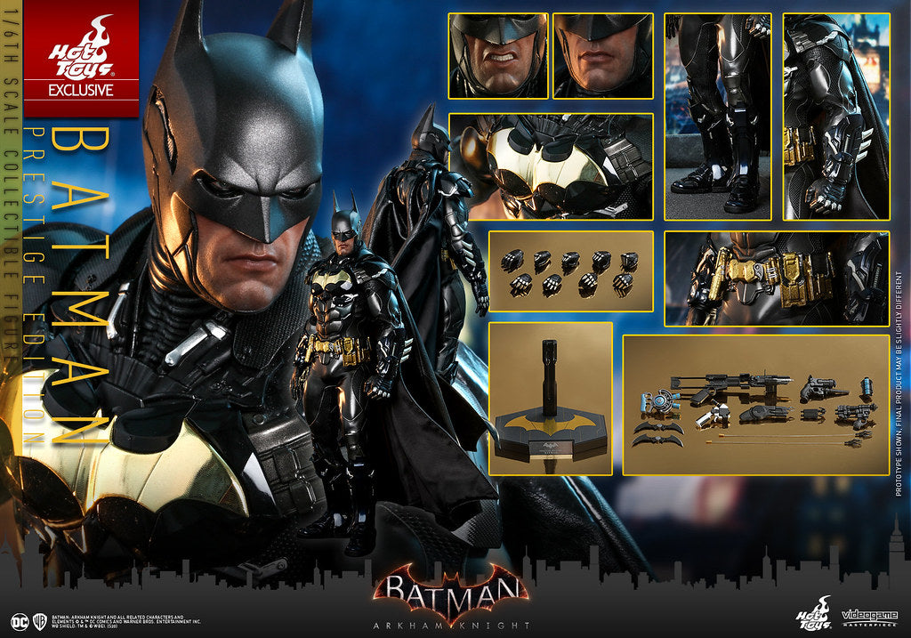 Hot Toys Batman-Batman Arkham Knight Batman Prestige Edition VGM37 1/6 Scale Figure