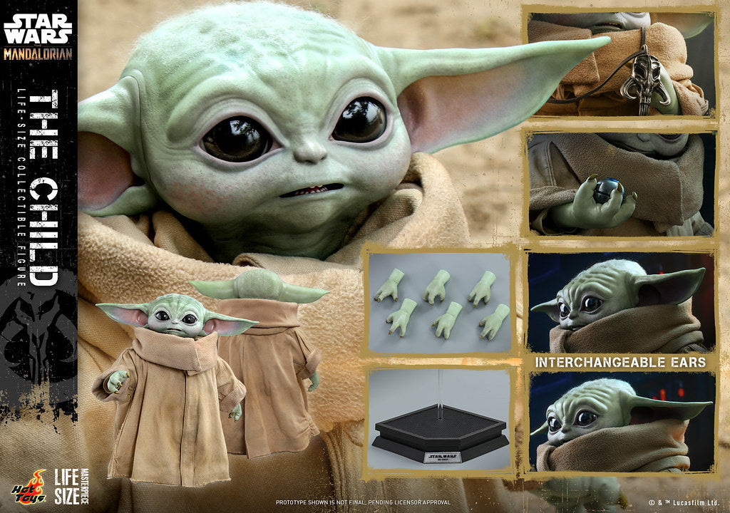 Hot Toys The Child, Grogu Hot Toys Star War The Mandalorian LMS013 1/6 Scale Figure