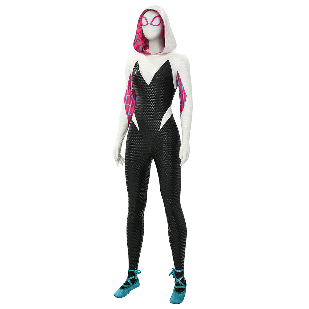 Spider-Gwen Across the Spider-Verse Cosplay Costume (Upgraded Version)