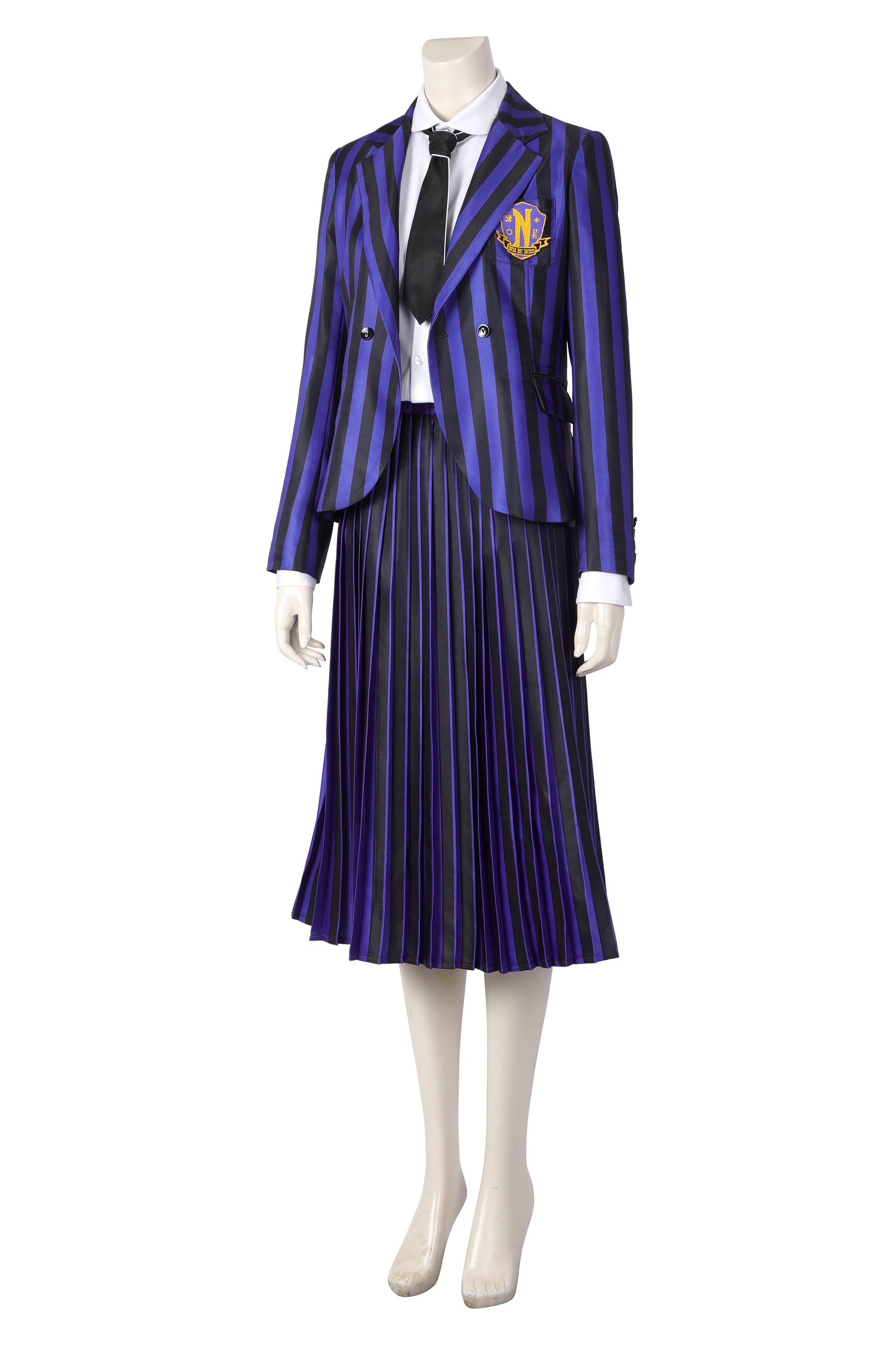 Wednesday 2 Addams Nevermore Academy Uniform – Enid Sinclair & Bianca Barclay Costume