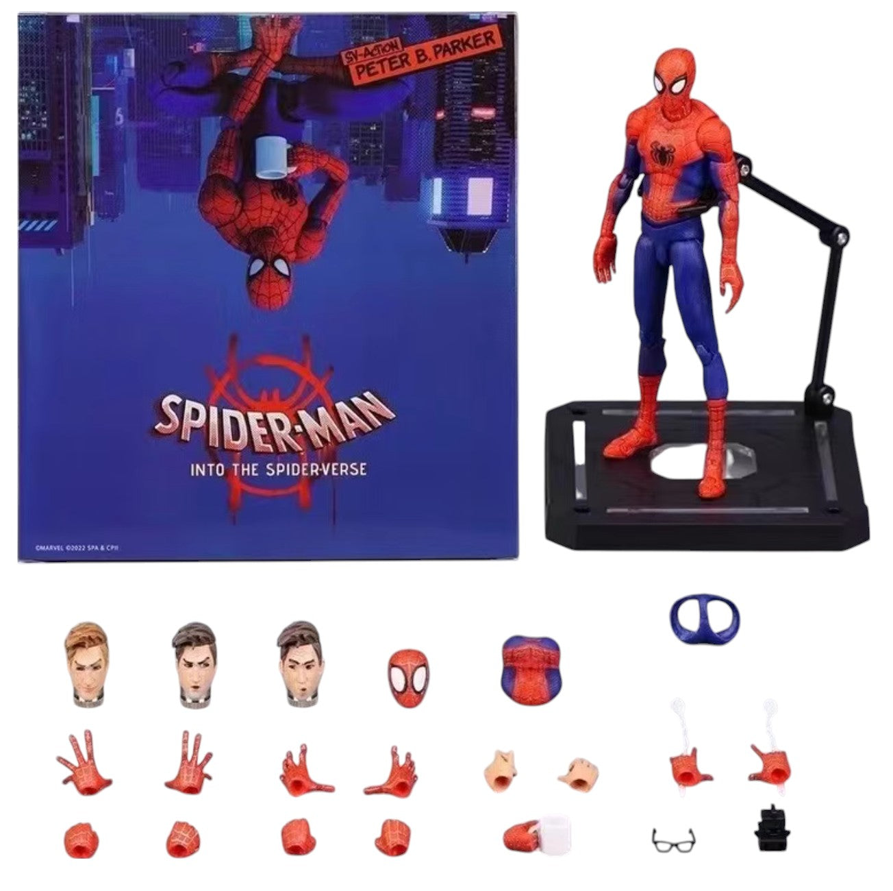 Sentinel Peter Parker Spider-Man Into the Spider-Verse Action Figure