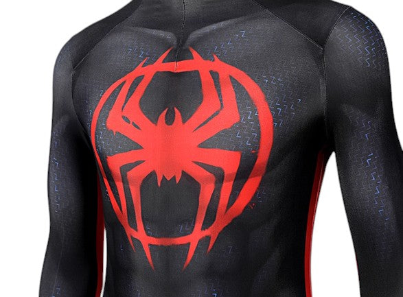 Miles Morales Spider-Man Across the Spider-Verse Cosplay Bodysuit – Life Size Wearable Costume