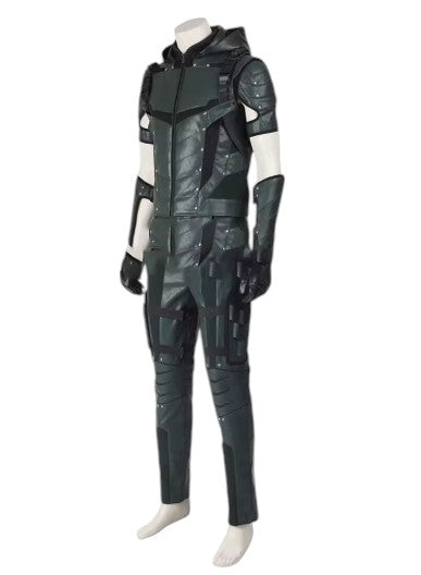 Arrow Season 4 Green Arrow Oliver Queen Cosplay Costume – Life Size Wearable Outfit
