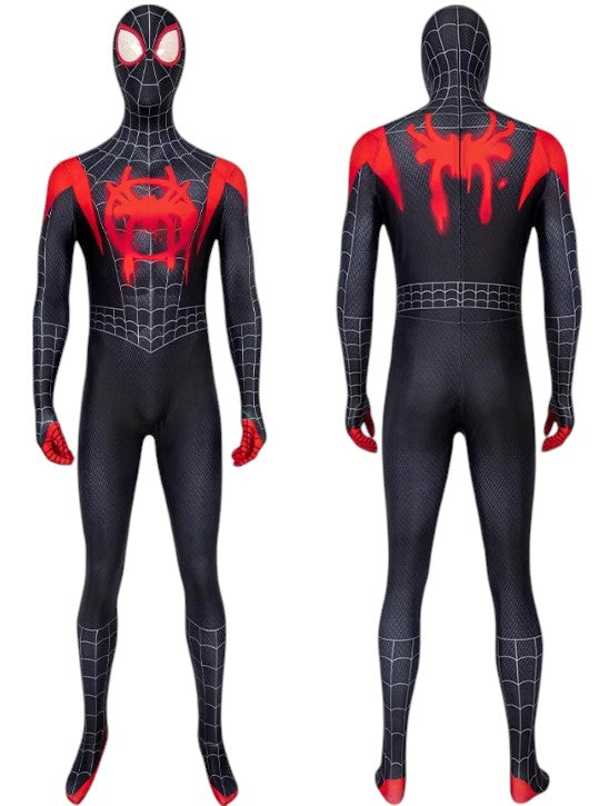 Marvel Spider-Man Into the Spider-Verse Miles Morales Cosplay Bodysuit – Life Size Wearable Costume