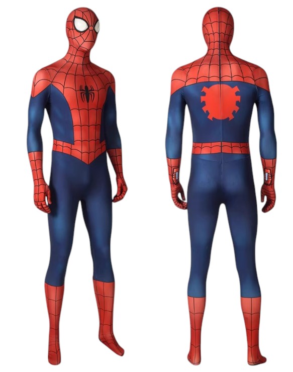 Marvel Ultimate Spider-Man Cosplay Bodysuit with Mask – Life Size Wearable Costume