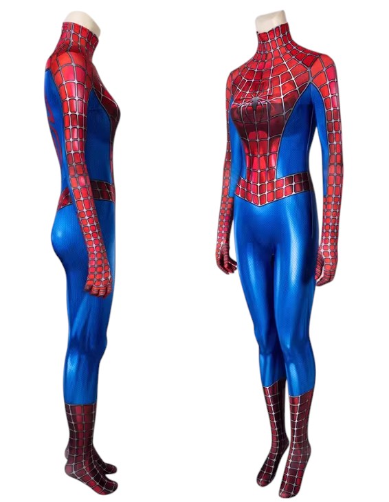 Marvel Spider-Man 2 Tobey Maguire Female Cosplay Bodysuit – Life Size Wearable Costume