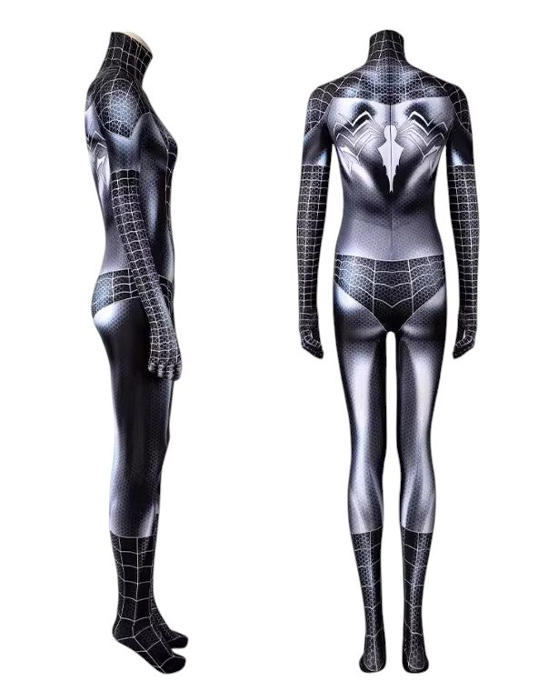 Marvel Female Spider-Man Cosplay Bodysuit – MJ Black Cat Symbiote Suit