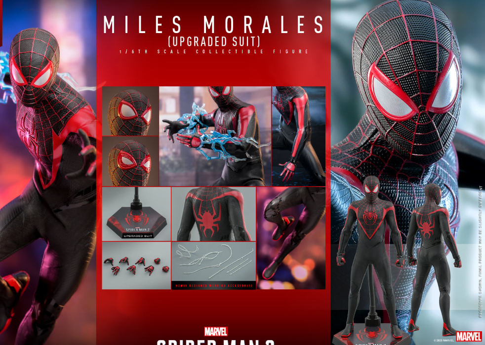 Hot Toys Miles Morales Upgraded Suit –  Marvel’s Spider-Man 2 VGM55 1/6 Scale Figure