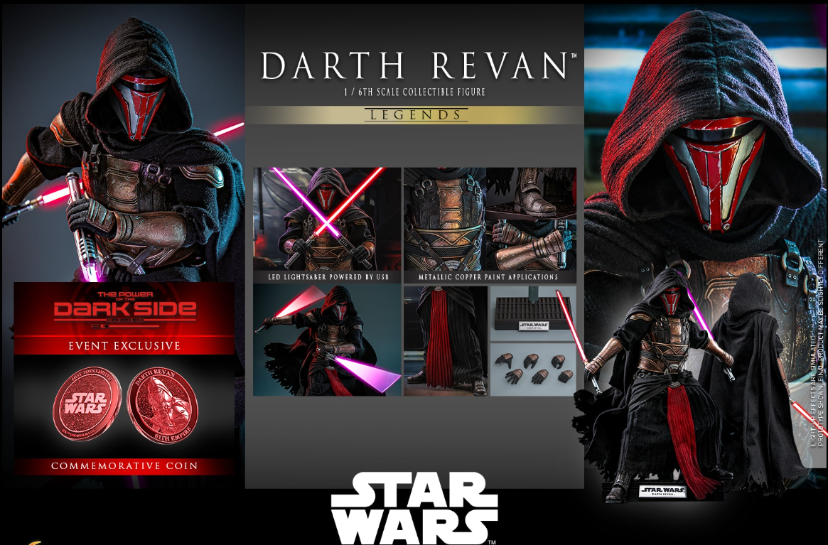 Hot Toys Darth Revan Hot Toys Star Wars Legends VGM62 1/6 Figure