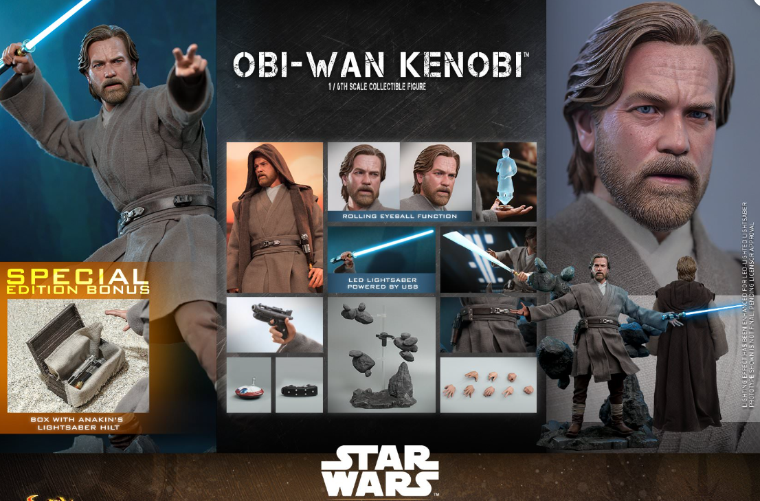 Hot Toys Obi-Wan Kenobi Hot Toys Star Wars DX26 1/6 Figure
