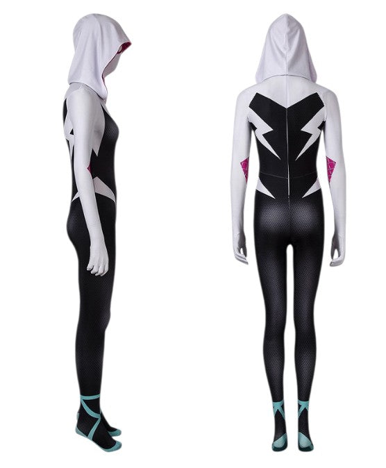 Marvel Spider-Man Spider-Gwen Cosplay Bodysuit – Life Size Wearable Costume