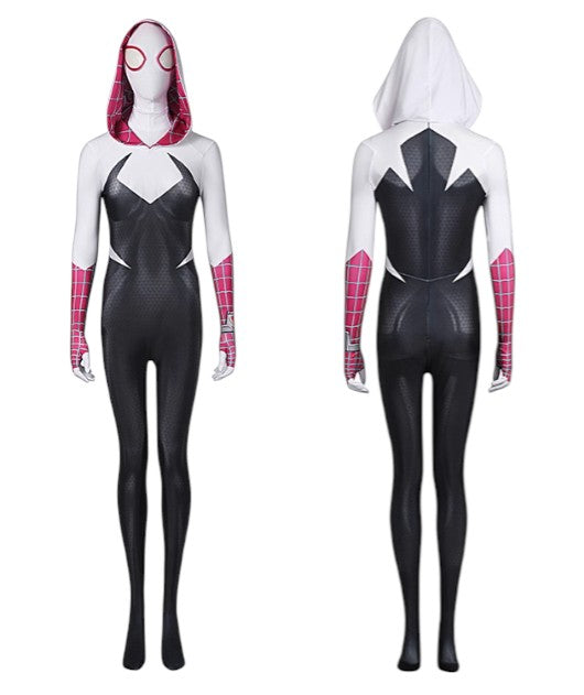 Marvel Spider-Man Across the Spider-Verse Gwen Stacy Cosplay Bodysuit – Life Size Wearable Costume