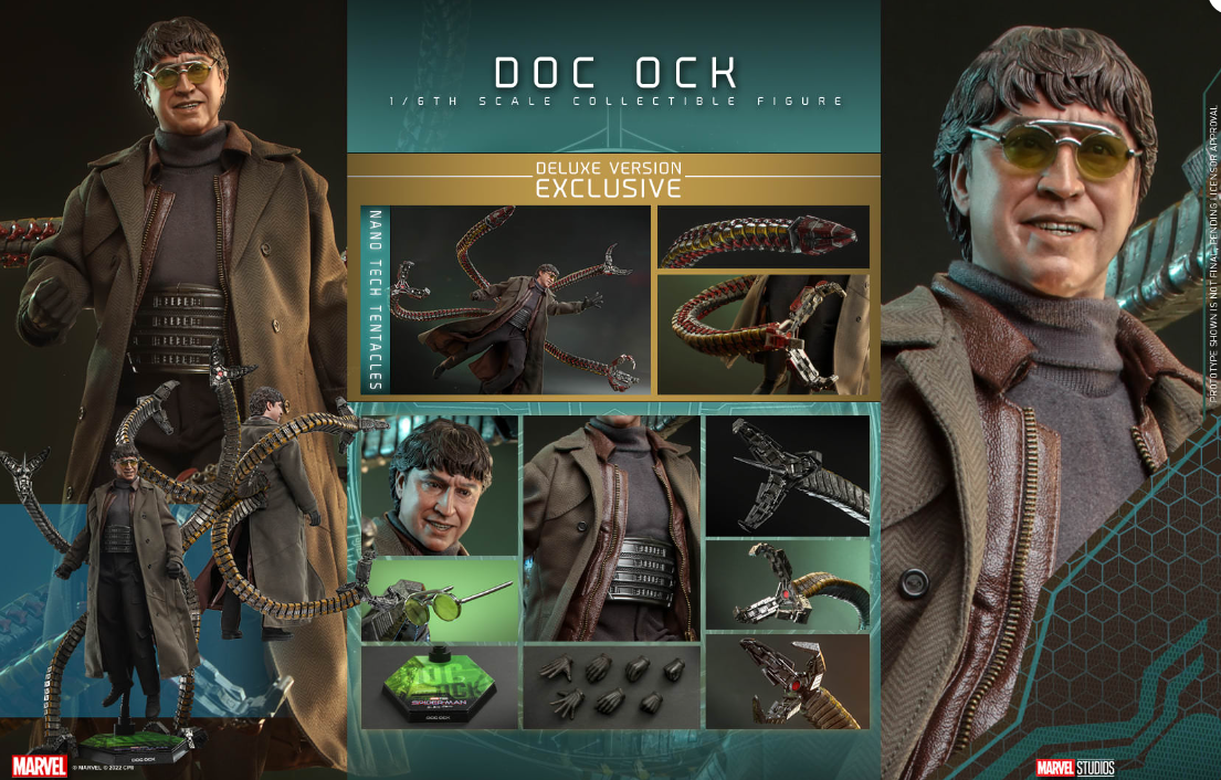 Hot Toys Doc Ock Hot Toys Spider-Man : No Way Home MMS633 1/6 Scale Figure