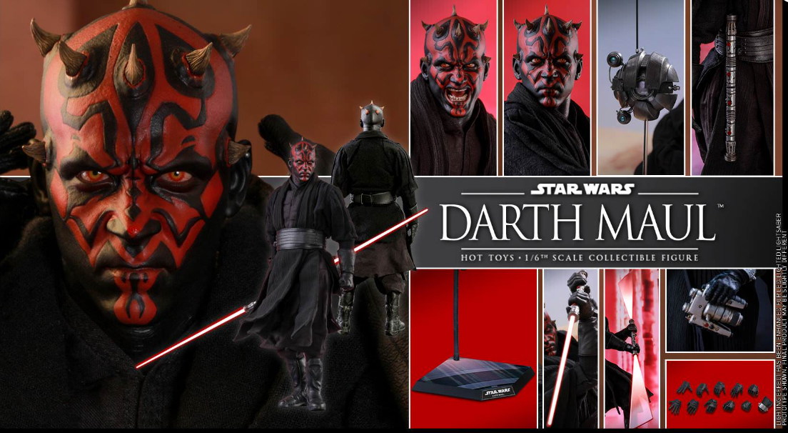 Hot Toys Darth Maul Star Wars I : The Phantom Menace DX16 1/6 Figure