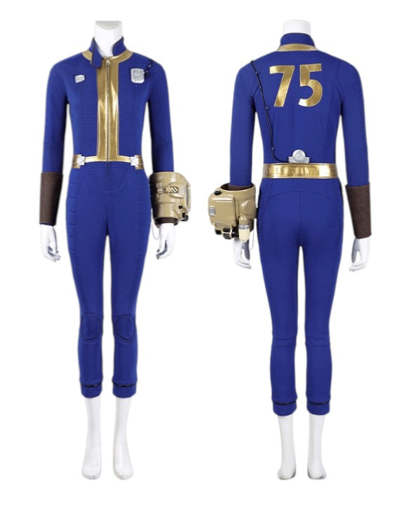 Marvel Fallout 4 Vault 75 Women’s Jumpsuit Cosplay Costume – Life Size Wearable Outfit