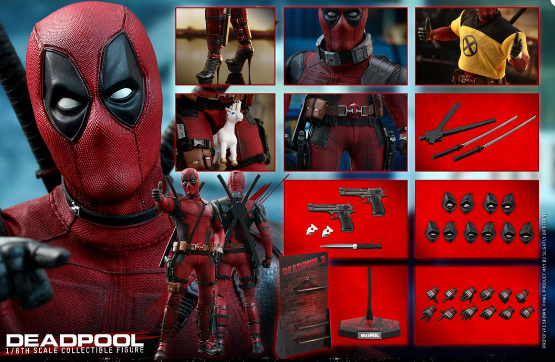 Hot Toys Deadpool 2 MMS490 1/6 Scale Figure