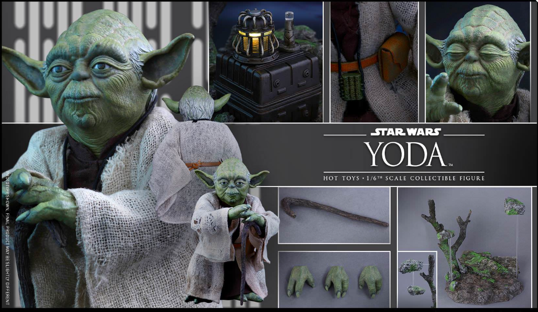 Hot Toys Yoda Hot Toys Star Wars V MMS369 1/6 Scale Figure