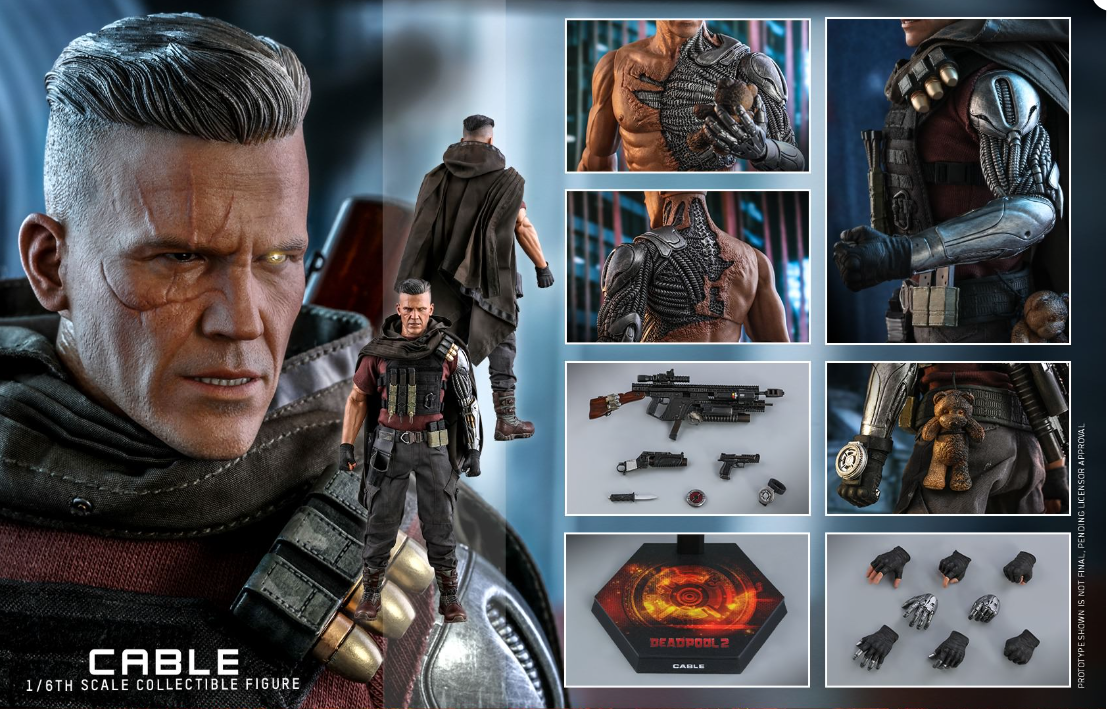 Hot Toys Cable Hot Toys Deadpool 2 MMS583 1/6 Scale Figure