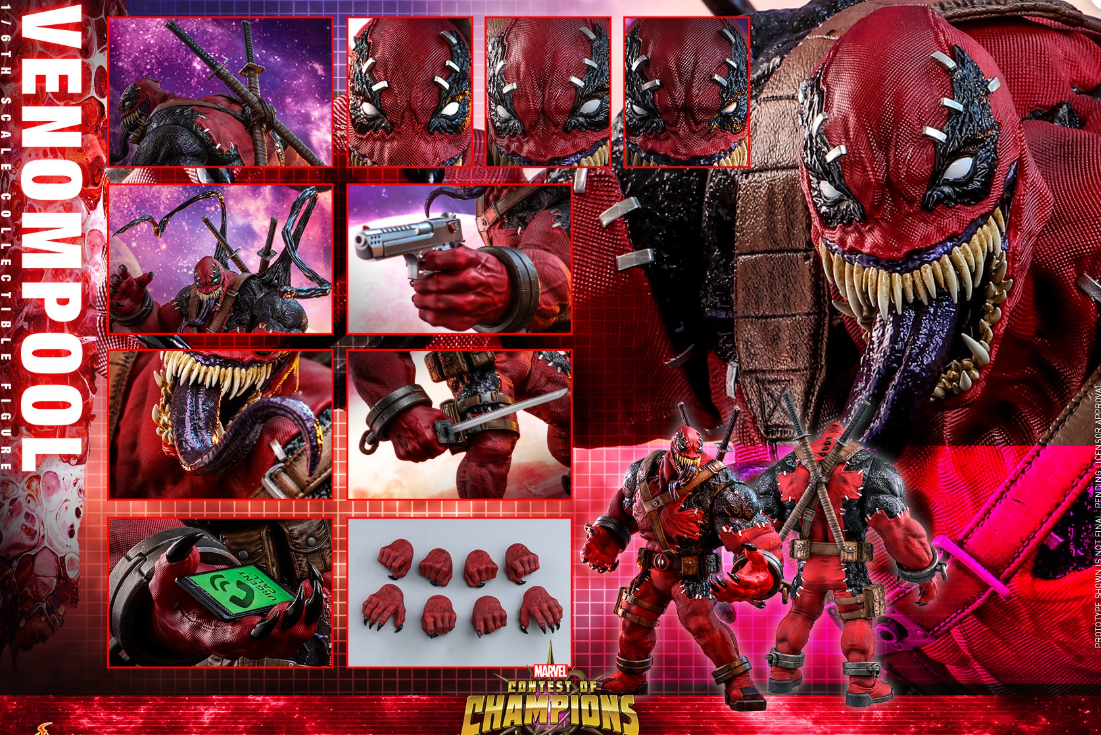 Hot Toys Venompool Hot Toys Marvel Contest Of Champions VGM35 1/6 Scale Figure