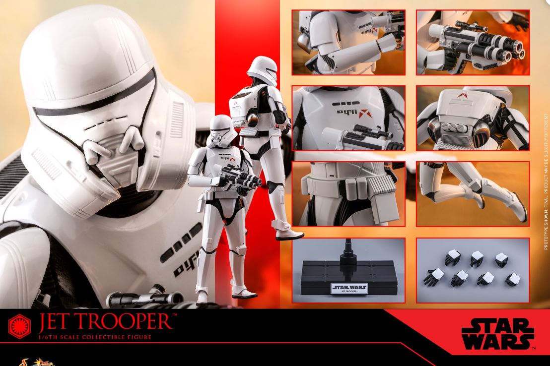 Hot Toys Jet Trooper Hot Toys Star Wars : The Rise of Skywalker MMS561 1/6 Scale Figure