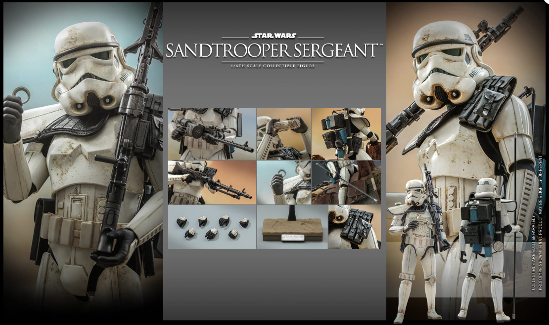 Hot Toys Sandtrooper Sergeant Hot Toys Star Wars IV MMS721 1/6 Scale Figure