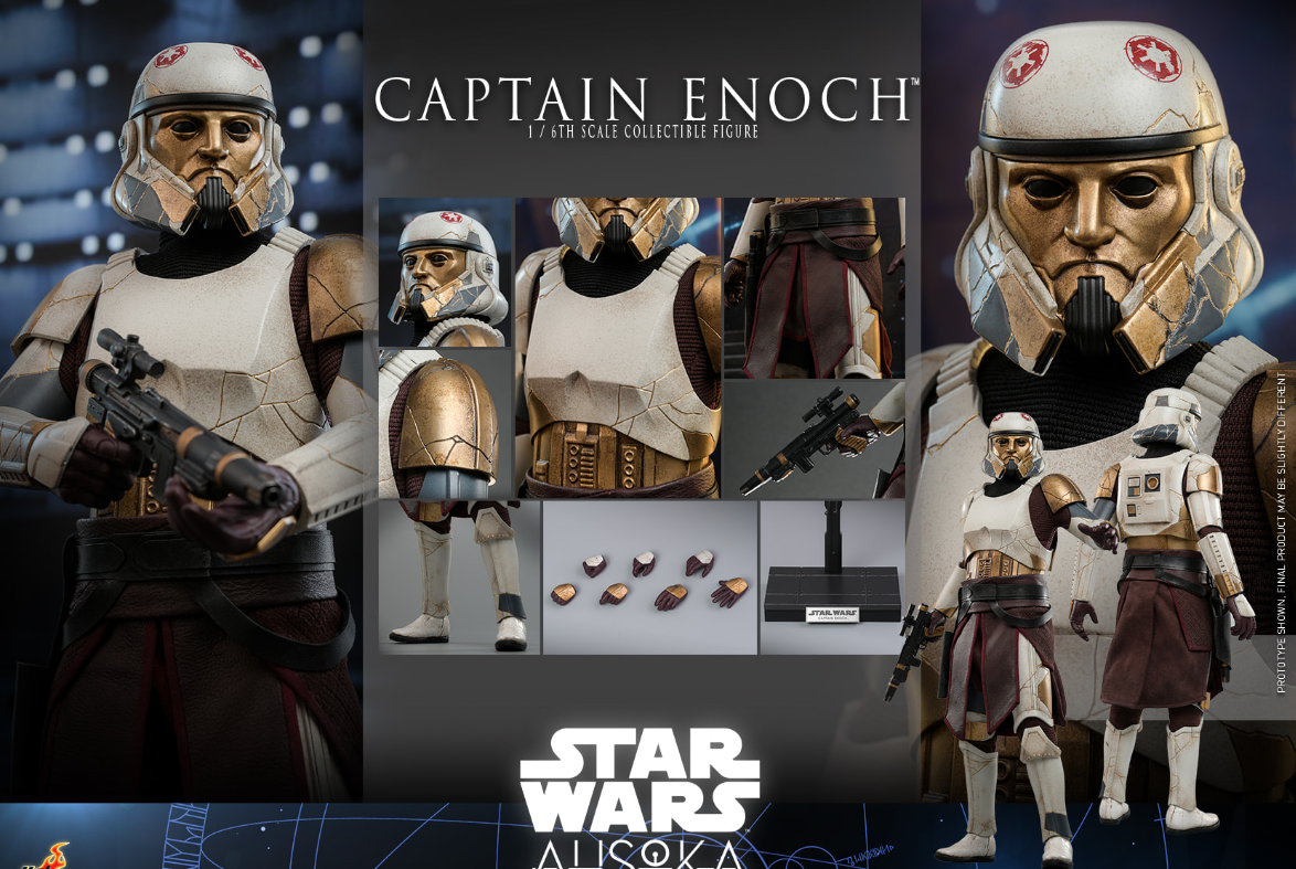 Hot Toys Captain Enoch Hot Toys Star Wars : Ahsoka TMS120 1/6 Scale Figure