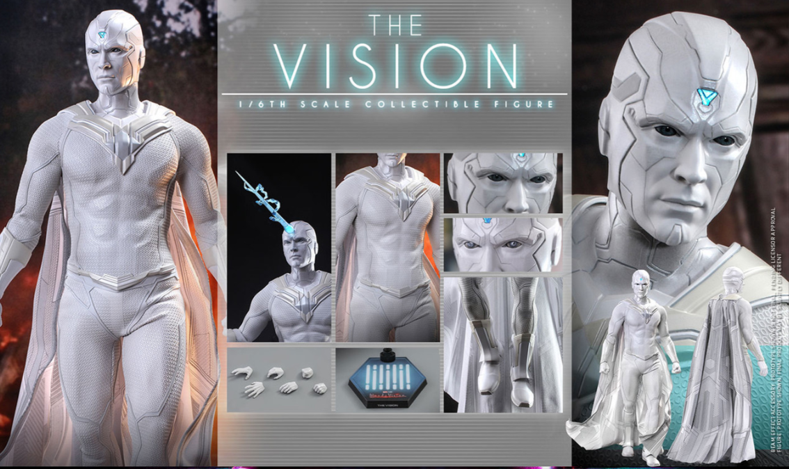 Hot Toys Wanda Vision (The White Vision) Hot Toys Wanda Vision TMS054 1/6 Scale Figure