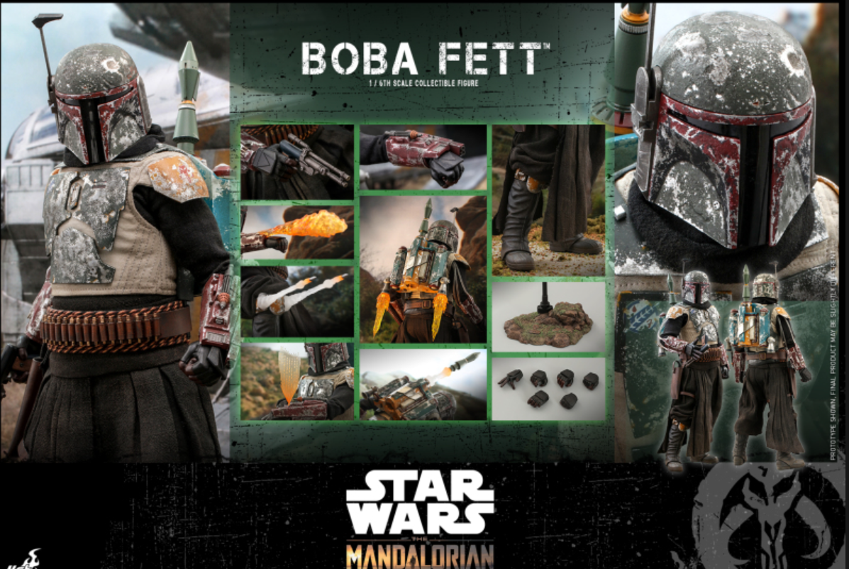 Hot Toys Boba Fett (Regular Edition) Hot Toys Star Wars The Mandalorian TMS033 1/6 Scale Figure