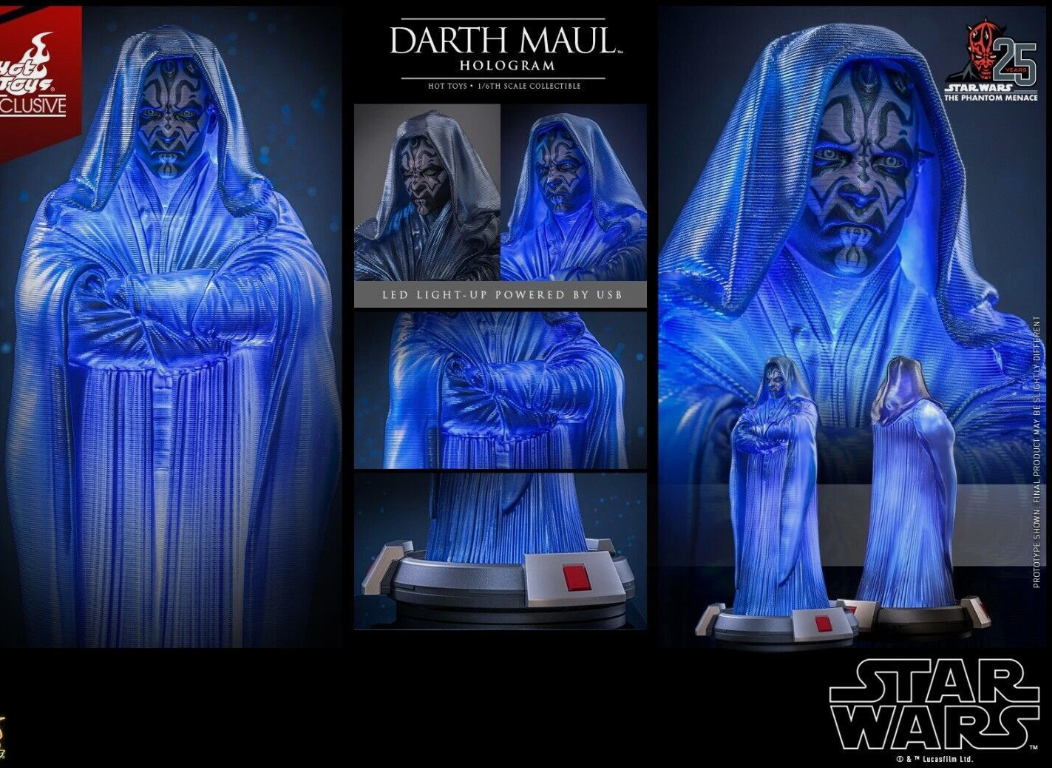 Hot Toys Darth Maul Hologram Hot Toys Star Wars The Phantom Menace ACS015 1/6 Scale Figure