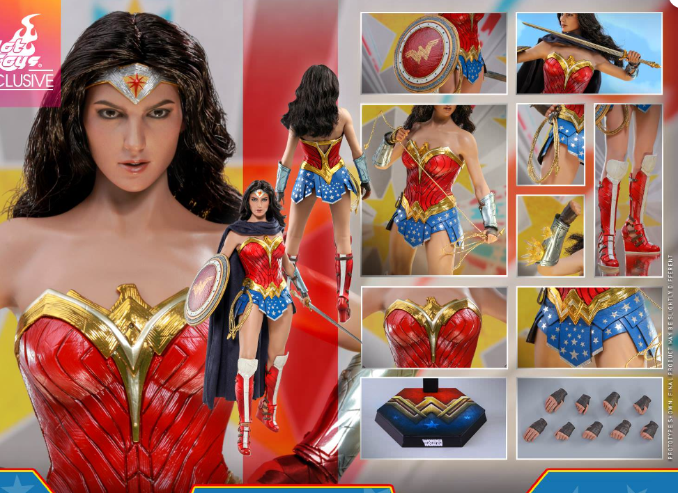 Hot Toys Wonder Woman (Comic Concept) Hot Toys Justice League MMS506 1/6 Scale Figure