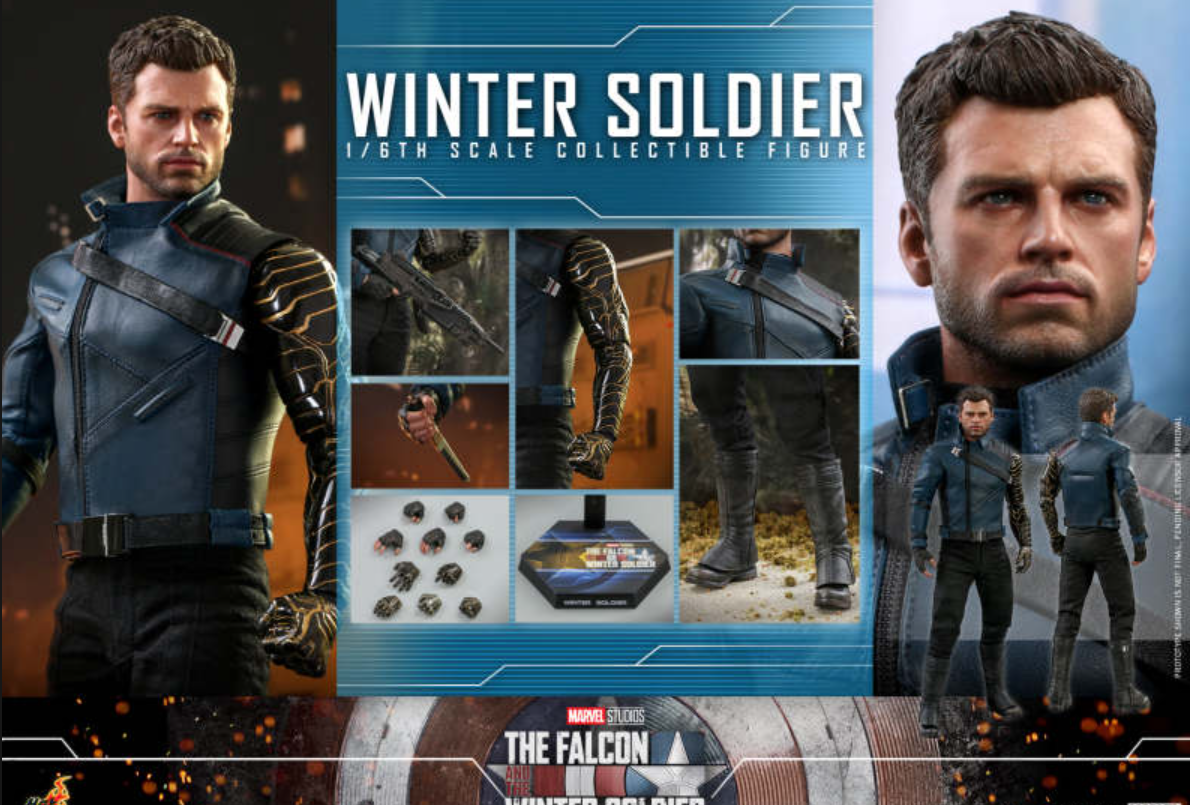 Hot Toys Bucky Barnes Hot Toys The Falcon and The Winter Solider TMS039  1/6 Scale Figure