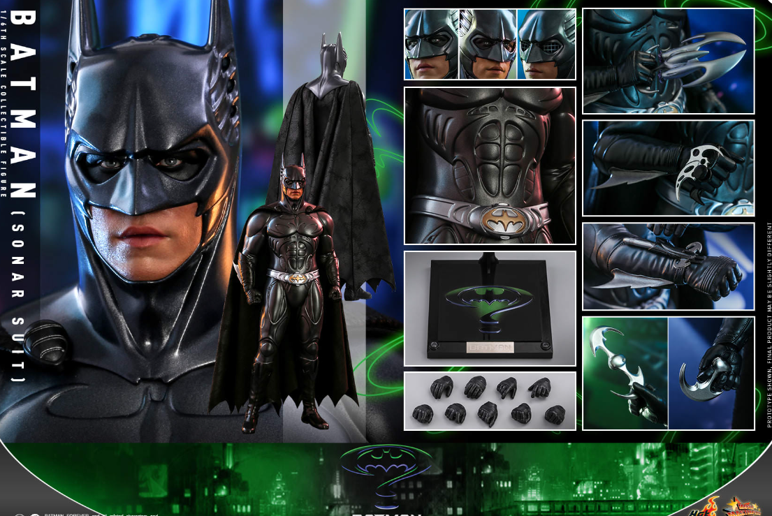 Hot Toys Batman(Sonar Suit) Hot Toys Batman Forever MMS593 1/6 Scale Figure