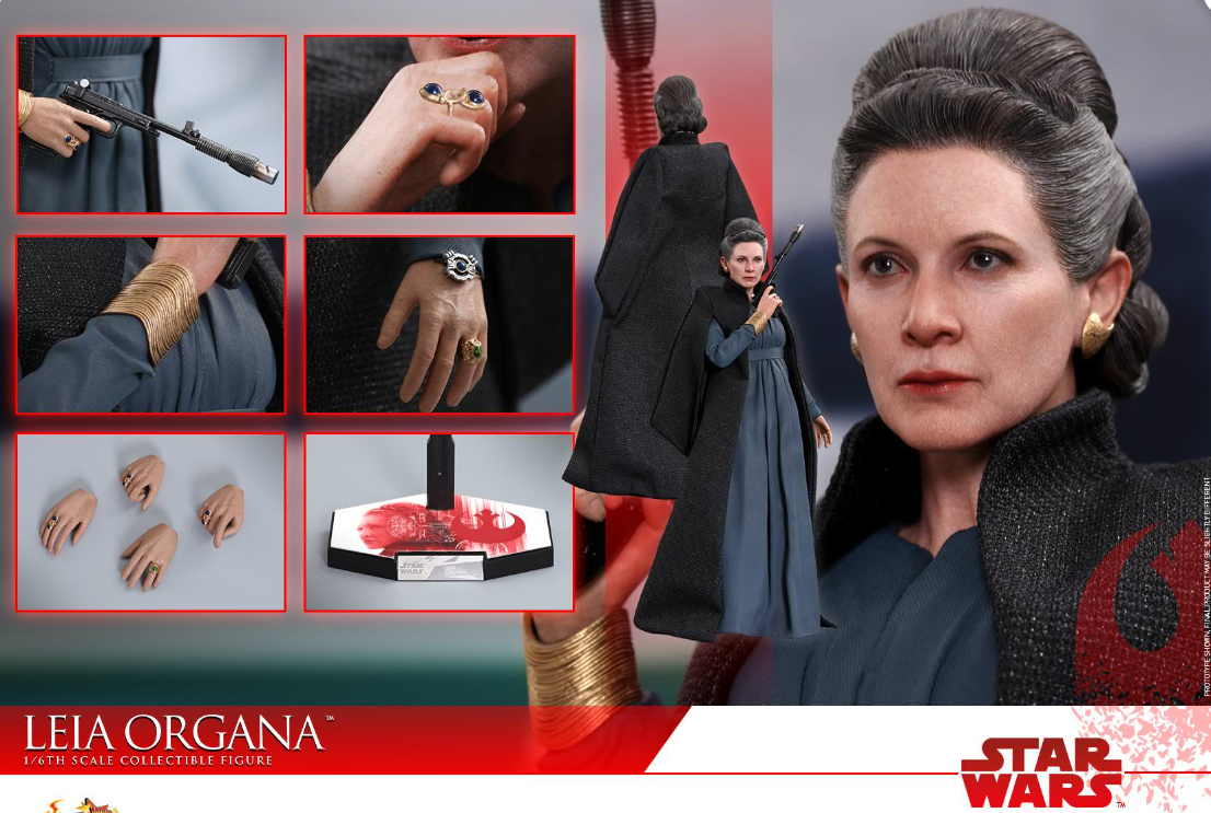 Hot Toys Leia Organa Hot Toys Star Wars : TLJ MMS459 1/6 Scale Figure