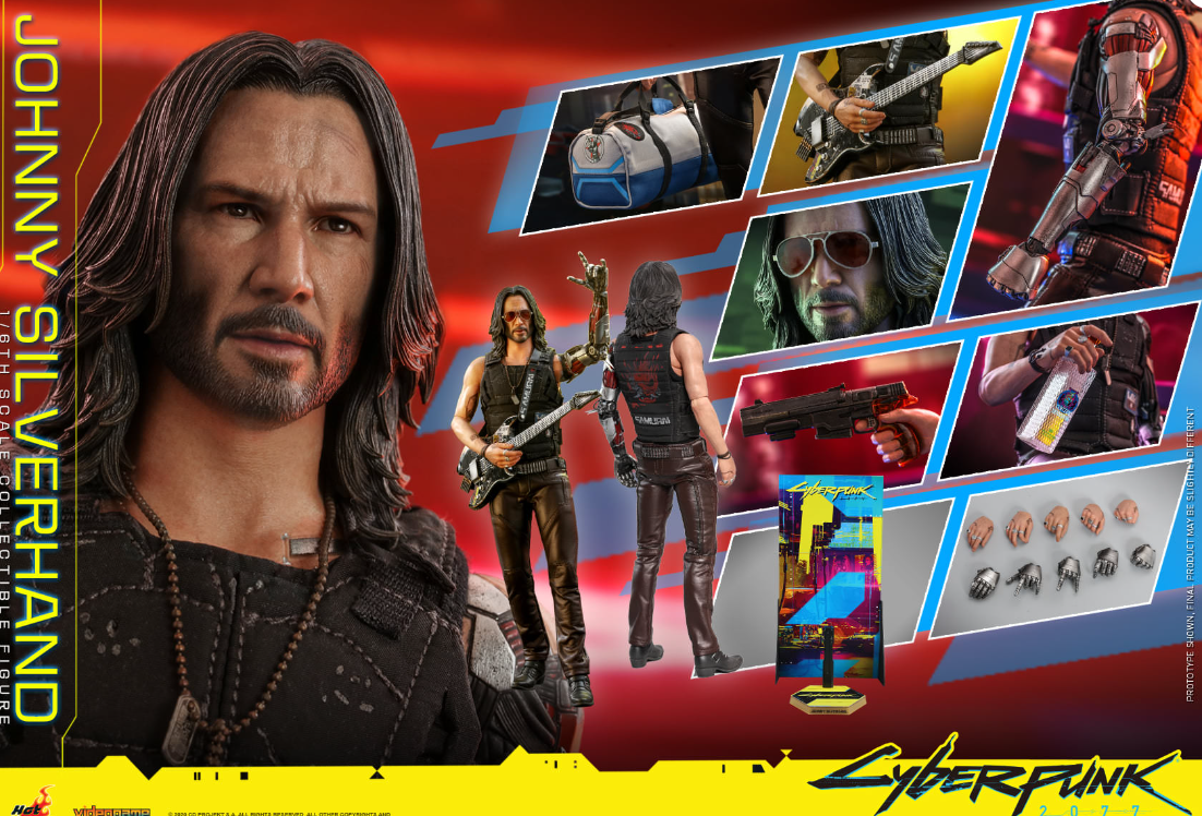 Hot Toys Johnny Silverhand Hot Toys Cyberpunk 2077 VGM47 1/6 Scale Figure