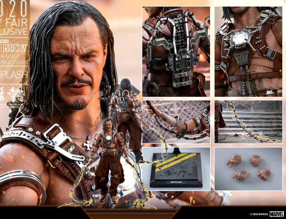 Hot Toys Whiplash Hot Toys Iron Man 2 MMS569 1/6 Scale Figure