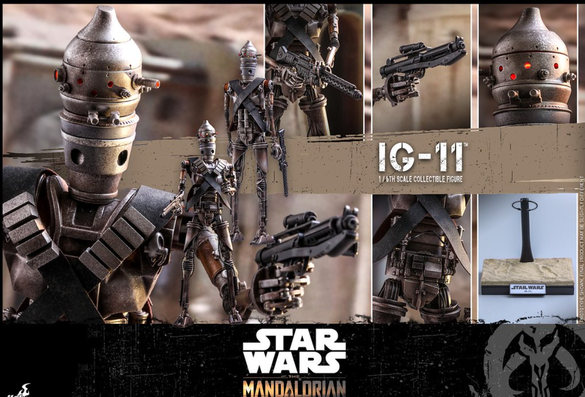 Hot Toys IG11 Hot Toys Star Wars The Mandalorian TMS008 1/6 Scale Figure