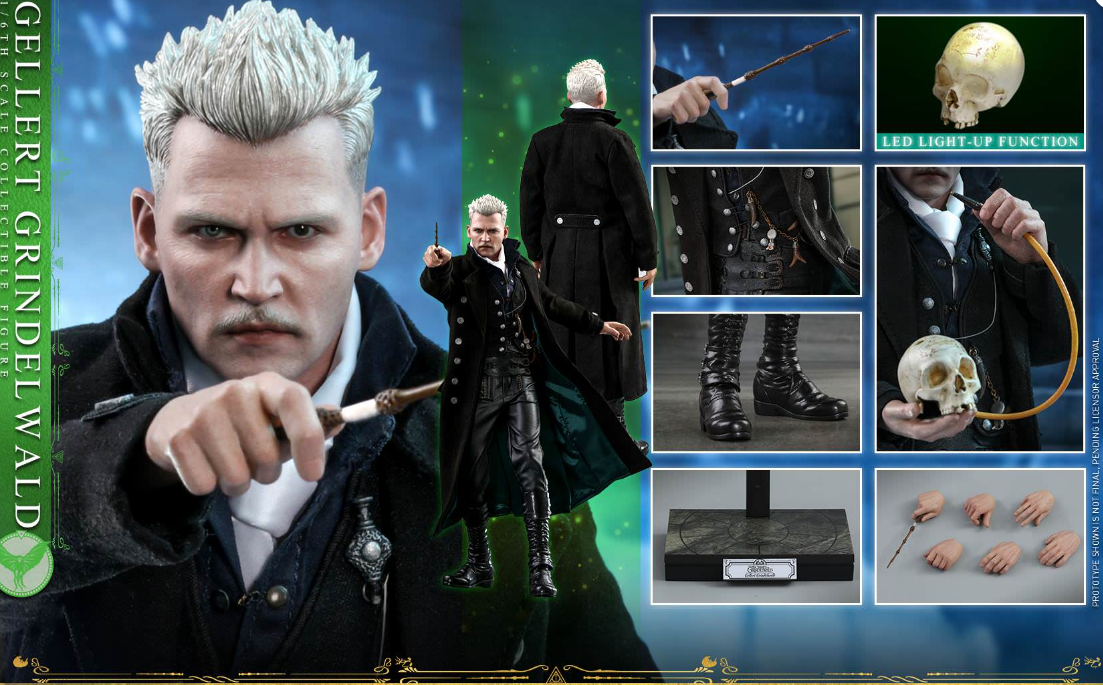 Hot Toys Gellert Grindelwald Hot Toys Fantastic Beasts : TCOG MMS513 1/6 Scale Figure