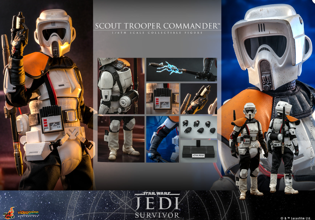 Hot Toys Scout Trooper Commander Hot Toys Star Wars : Jedi Survivor VGM53 1/6 Scale Figure