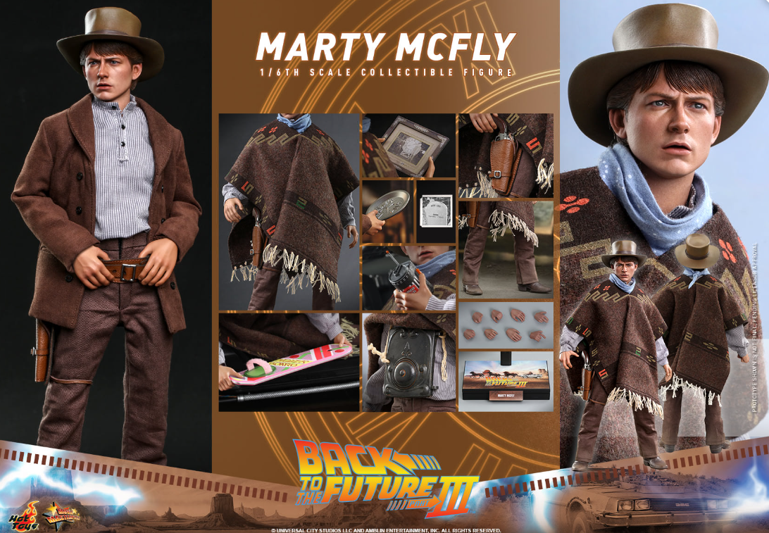 Hot Toys Marty Mcfly Hot Toys Back To The Future 3 MMS616 1/6 Scale Figure